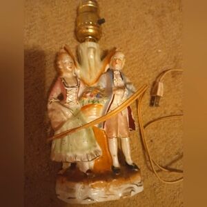Antique porcelain lamp